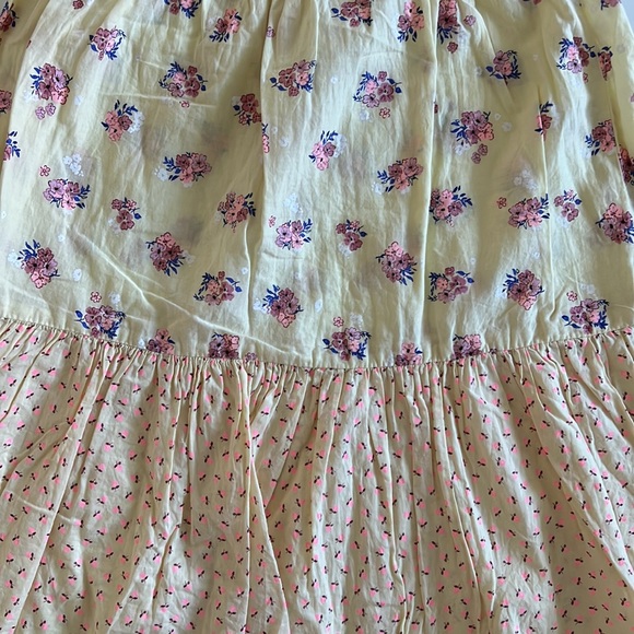 Girls yellow floral dress - Picture 2 of 2